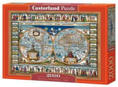 Castorland Puzzle Világtérkép 1639, 2000 darab
