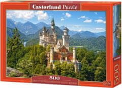 Castorland Puzzle Neuschwanstein kastély látképe 500 db