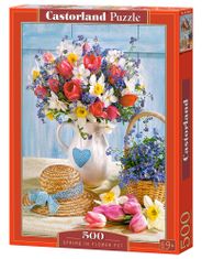 Castorland Puzzle Tavasz vázában 500 darabos puzzle