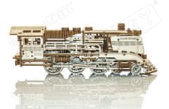 Wooden city 3D puzzle Express sínekkel 400 darabos kirakós játék