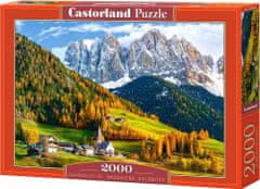 Castorland Puzzle Szent Magdolna templom, Dolomitok 2000 darab