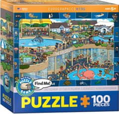 EuroGraphics Spot & Find puzzle Crazy Aquarium 100 darabos kirakós játék