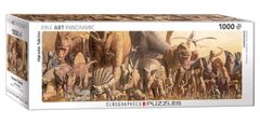 EuroGraphics Panoráma Puzzle Dinoszauruszok 1000 darab