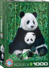 EuroGraphics Puzzle Panda és kölyök 1000 darabos puzzle