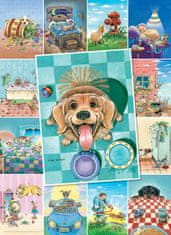 EuroGraphics Dog Life Puzzle XL 500 darabos puzzle