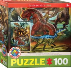 EuroGraphics Puzzle Húsevő dinoszauruszok 100 darab