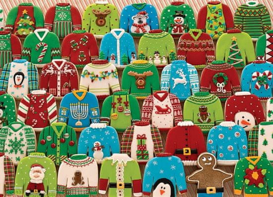 Cobble Hill Puzzle karácsonyi pulóverek 1000 darab