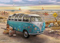 EuroGraphics Puzzle VW busz - Szeretet és remény 1000 darab