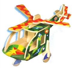 ARTLOVER 3D puzzle Helikopter színekkel