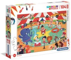 Clementoni Puzzle Maxi Crazy Circus / 104 darab Puzzle Maxi Crazy Circus / 104 darab