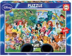 EDUCA Puzzle Amazing World of Disney II 1000 darabos puzzle