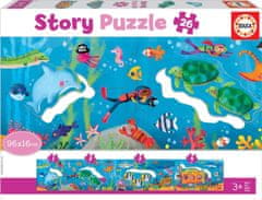 EDUCA Story puzzle Víz alatti világ 26 darab