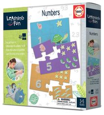 EDUCA Oktatási puzzle és játék Learning is Fun: számok