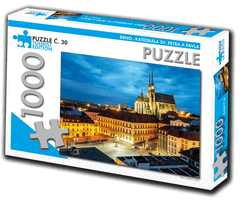 TOURIST EDITION Puzzle Szent Péter és Pál székesegyház, Brno 1000 darab (No.30)