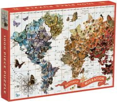 Galison Wendy's Gold Butterfly Migration Puzzle 1000 darabos puzzle