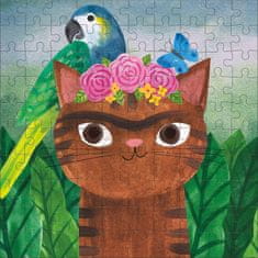 Mudpuppy Puzzle egy dobozban Artsy Cats: Frida Catlo 100 darab