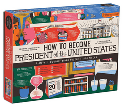 Galison Visszafordítható puzzle Hogyan leszel az Egyesült Államok elnöke 500 db