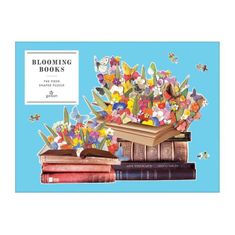 Galison Puzzle Virágos könyvek 750 darab