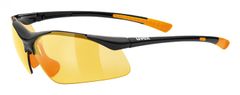 Uvex Sportstyle 223 fekete/narancssárga védőszemüveg