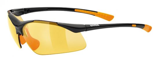 Uvex Sportstyle 223 fekete/narancssárga védőszemüveg