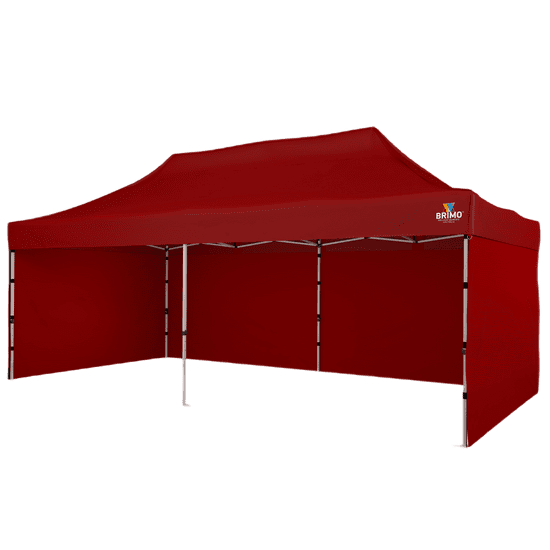 BRIMO Pavilon sátor 3x6m tömör acél ollós szerkezet