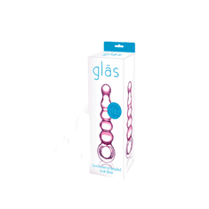 Glas Üveg - Quintessence gyöngyös üveg anális csúszka