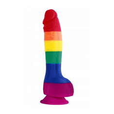 NSNovelties Szivárvány színű vibrátor Pride Edition 6 hüvelykes vibrátor
