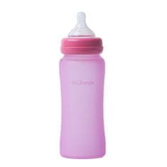Bo Jungle Üveg palack fogantyúval B-Thermo 300ml rózsaszínű