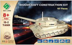 Fából készült játék, WCK 3D puzzle tank IS-2