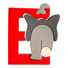 Fauna ábécé E betű elefánt