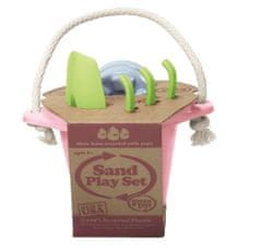Green Toys Zöld Játékok Rózsaszín homok készlet