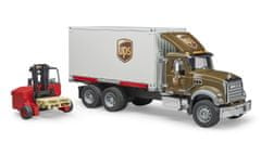 BRUDER Mack UPS teherautó targoncával