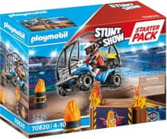 Playmobil PLAYMOBIL Stunt Show 70820 Starter Pack Kaszkadőr show quaddal és tűzrámpával