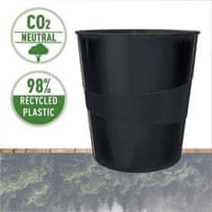 LEITZ Ökológiai hulladékgyűjtő RECYCLE 15l, fekete