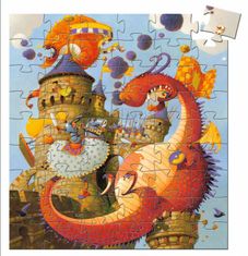 Djeco Puzzle Dragon Battle 54 darab
