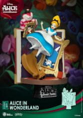 Alice Csodaországban Dioráma könyvsorozat - Alice 15 cm (Beast Kingdom)