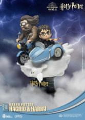 Harry Potter dioráma D-színpad - Harry és Hagrid 15 cm (Beast Kingdom)