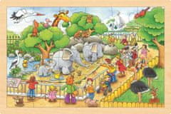 Goki Fa puzzle Zoo Visit 24 darab