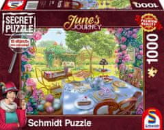 Schmidt Titkos puzzle Június utazása: Tea a kertben 1000 darab