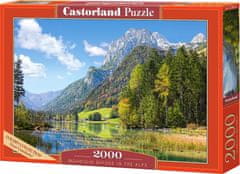 Castorland Puzzle Menedék az Alpokban 2000 darab
