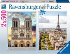 Ravensburger Puzzle Visit Paris 2x500 darab