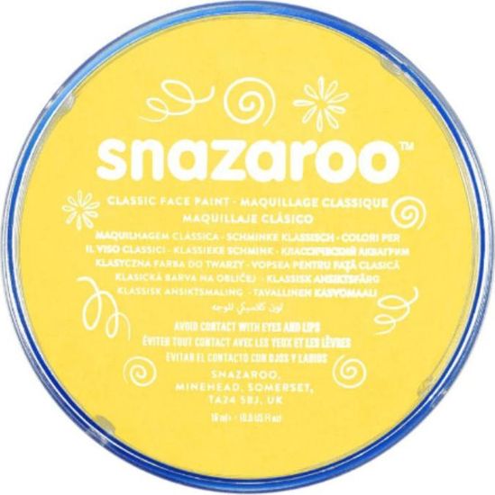 Snazaroo arcfesték sárga (élénksárga) 18ml