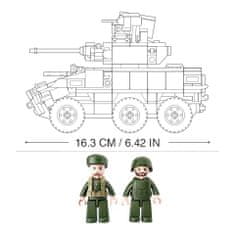 Sluban Model Bricks M38-B0753 páncélozott harcjármű 6x6 EBRC Jaguar