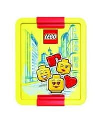 LEGO ICONIC Girl uzsonnás doboz - sárga/piros