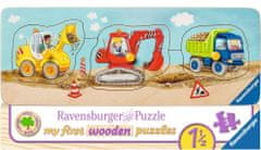 Ravensburger Fából készült kirakós játék Építőgépek