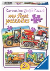 Ravensburger My First Puzzle Közlekedési gépek 4in1 (2,4,6,8 darab)