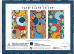 Galison fém Frank Lloyd Wright puzzle: Wright Wright Hotel Imperial 250 darab