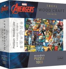 Trefl Wood Craft Origin Puzzle Marvel Avengers 1000 darab - fa
