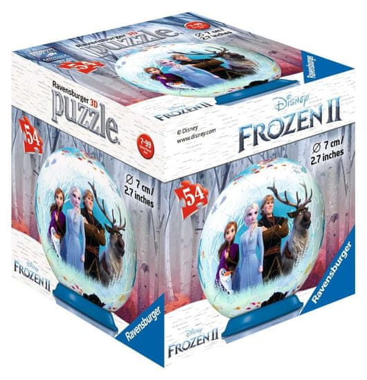 Ravensburger 3D Puzzleball Ice Kingdom 2: Barátság 54 darab