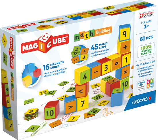 Geomag Mágneses kockák Magicube Math 61 kocka